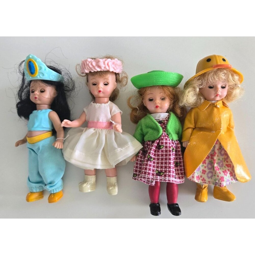 Lot of 4 Madame Alexander 5 Inch McDonalds Mini Dolls (2003-4)